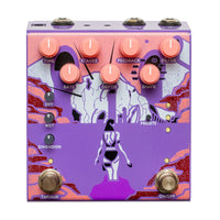 Front view of Old Blood Noise Bathing Delay Orchid on a White Background