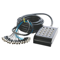 On-Stage 100' 12-Channel/4-Return Stage Snake on white background