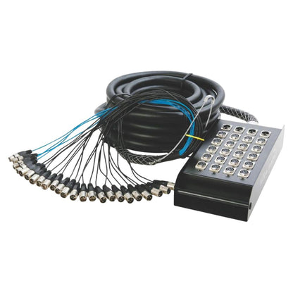 On-Stage 100' 20-Channel/4-Return Stage Snake on white background