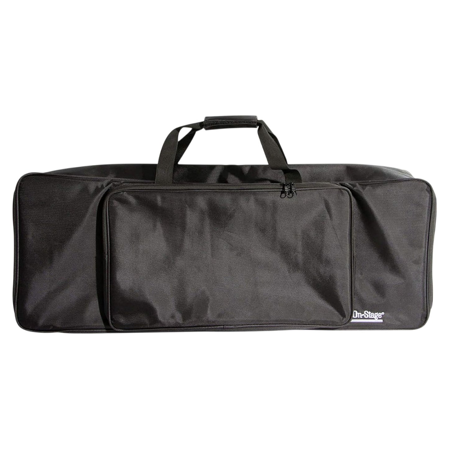 Front view of On-Stage 49-Key Keyboard Bag on white background