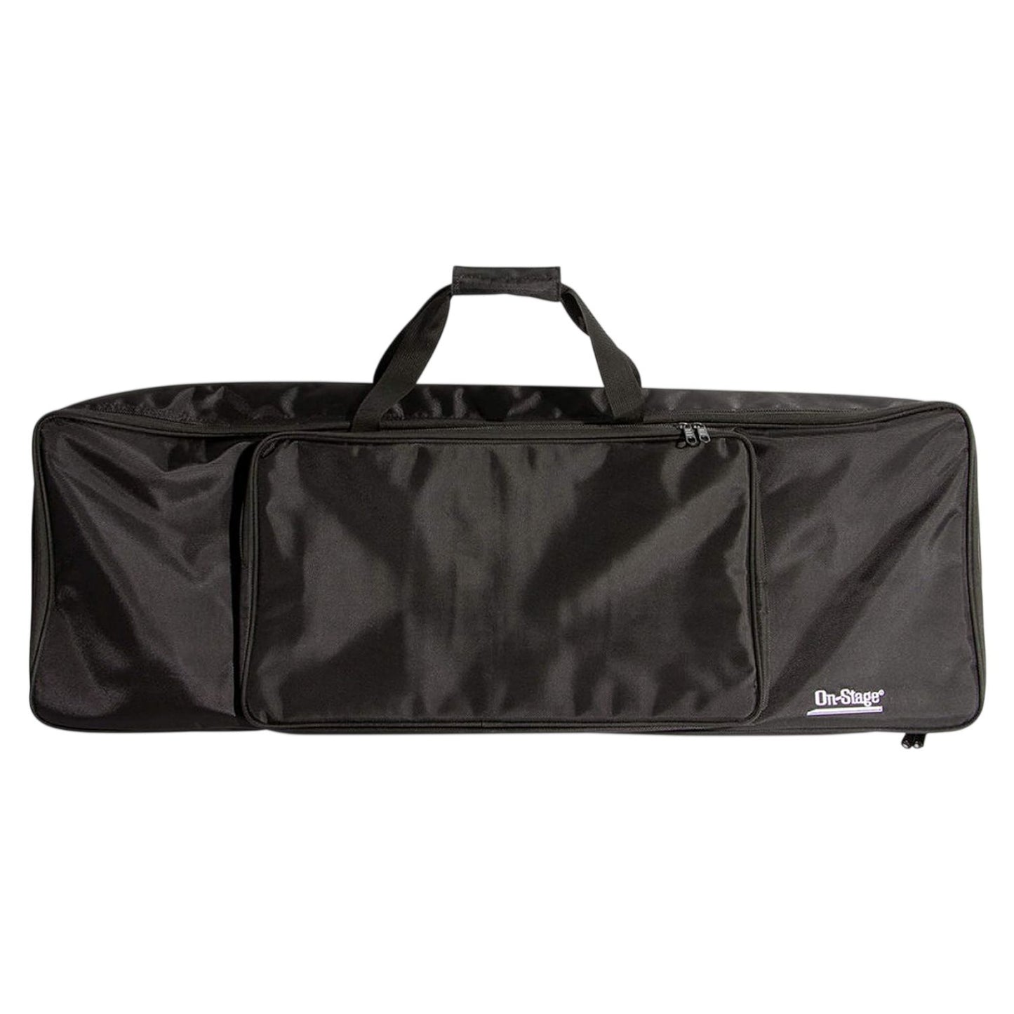 Front view of On-Stage 61-Key Keyboard Bag on white background