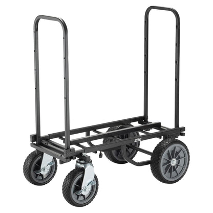 Angled view of On-Stage All-Terrain Utility Cart on white background
