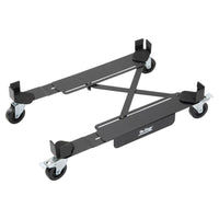 Angled view of On-Stage Amp Glider on white background