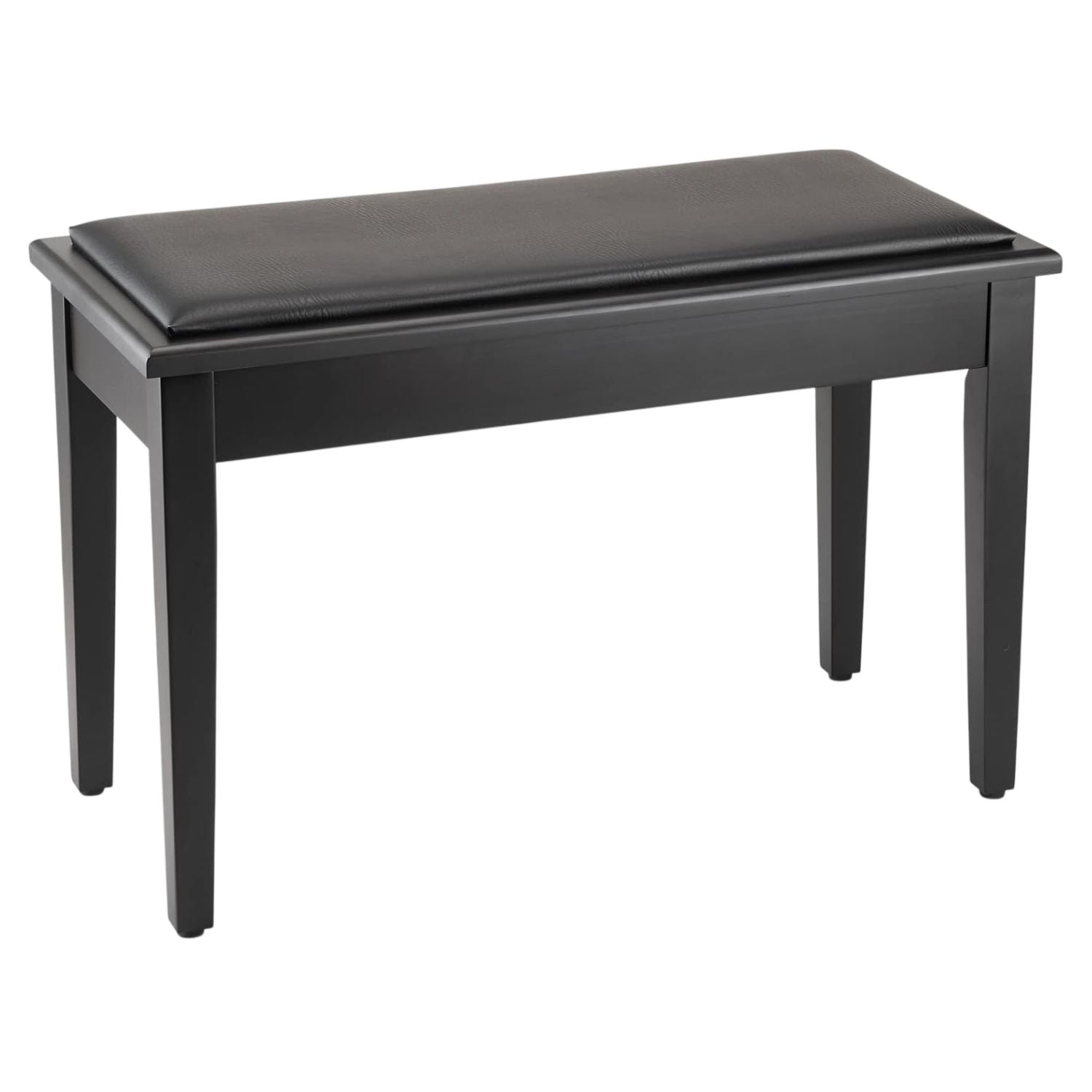 Angled view of On-Stage Deluxe Keyboard/Piano Bench on white background