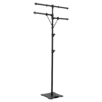 Angled view of On-Stage Flat-Base Lighting Stand on white background