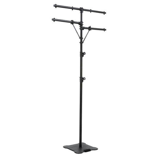 Angled view of On-Stage Flat-Base Lighting Stand on white background