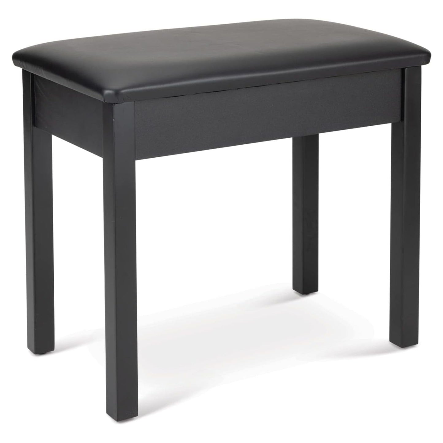 Angled view of On-Stage Flip-Top Keyboard/Piano Bench on white background