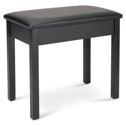 Angled view of On-Stage Flip-Top Keyboard/Piano Bench on white background