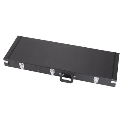Angled view of On-Stage GCE6000B Hardshell Electric Guitar Case on white background