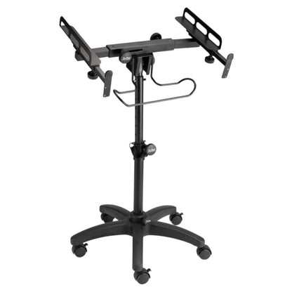 Angled view of On-Stage Mobile Mixer/Controller Stand on white background