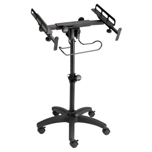 Angled view of On-Stage Mobile Mixer/Controller Stand on white background