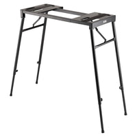 Angled front view of On-Stage Platform-Style Keyboard Stand on white background
