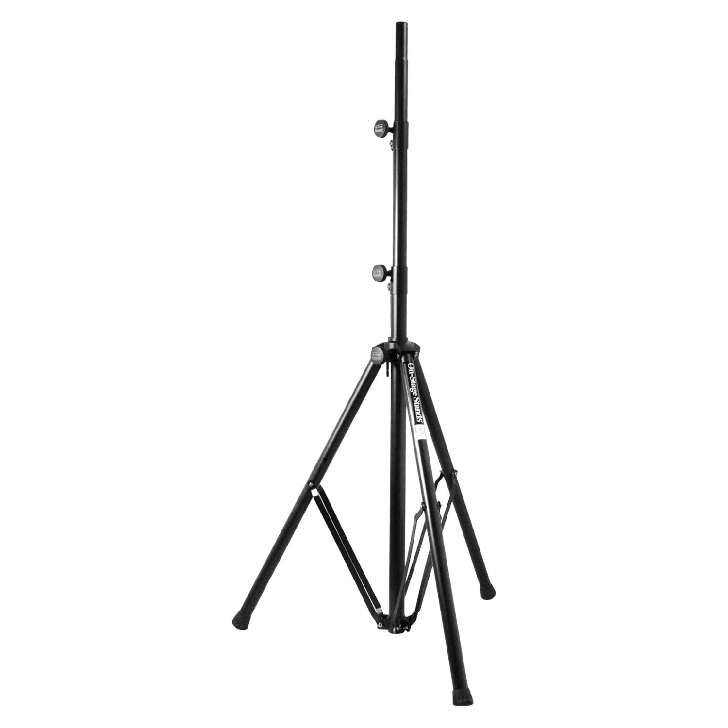 Front view of On-Stage Production-Grade 10' Lighting/Speaker Stand on white background
