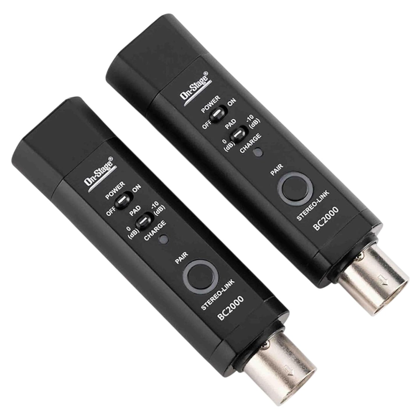 Included On-Stage Stereo Bluetooth Converters on white background