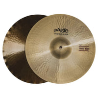 Front view of Paiste 14" Formula 602 Sound Edge Hi-Hats on white background