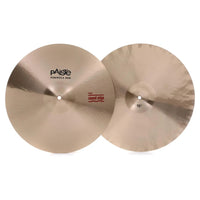 Front view of Paiste 15" 602 Sound Edge Hi-Hats on white background