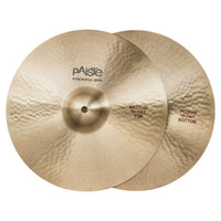 Front view of Paiste 15" Formula 602 Classic Medium Hi-Hats on white background