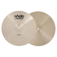 Front view of Paiste 15" Masters Thin Hi-Hats on white background
