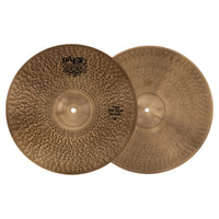Front view of Paiste 16" 2002 Big Beat Hi-Hats on white background