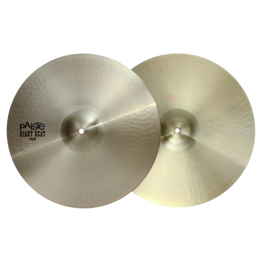 Front view of Paiste 16" Giant Beat Hi-Hats on white background