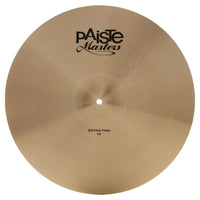Front view of Paiste 19" Masters Extra Thin Cymbal on white background