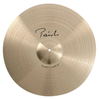 Front view of Paiste 19" Signature Power Crash Cymbal on white background