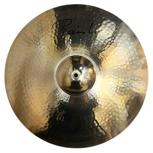 Front view of Paiste 19" Signature Reflector Heavy Full Crash Cymbal on White Background