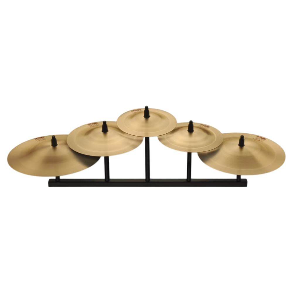 Front view of Paiste 2002 Cup Chime 5 Pc Set #1,2,4,6,7 on white background