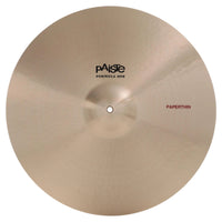Front view of Paiste 20" Formula 602 Paperthin Crash Cymbal on white background