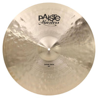 Front view of Paiste 20" Masters Dark Ride Cymbal on white background