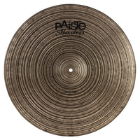 Front view of Paiste 20" Masters Dry Ride Cymbal on white background