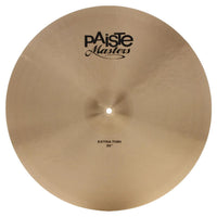 Front view of Paiste 20" Masters Extra Thin Cymbal on white background