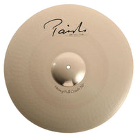 Front view of Paiste 20" Signature Reflector Heavy Full Crash Cymbal on white background