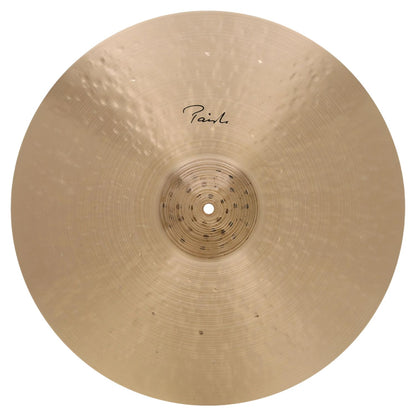 Front view of Paiste 20" Signature Traditionals Light Ride Cymbal on white background