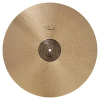 Front view of Paiste 20" Signature Traditionals Thin Crash Cymbal on white background