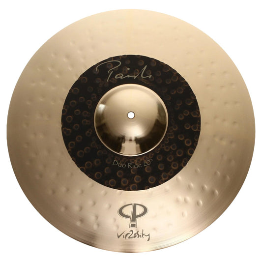 Front view of Paiste 20" Signature Vir2osity Duo Ride Cymbal on white background