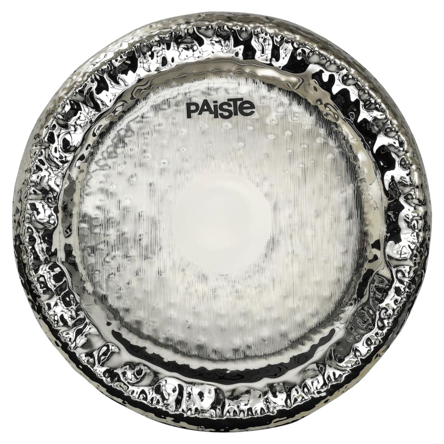 Front view of Paiste 20" Symphonic Gong Brilliant on white background
