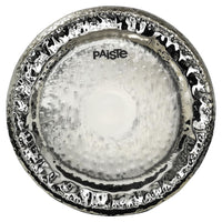 Front view of Paiste 20" Symphonic Gong Brilliant on white background