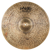 Front view of Paiste 21" Masters Dark Dry Ride Cymbal on white background