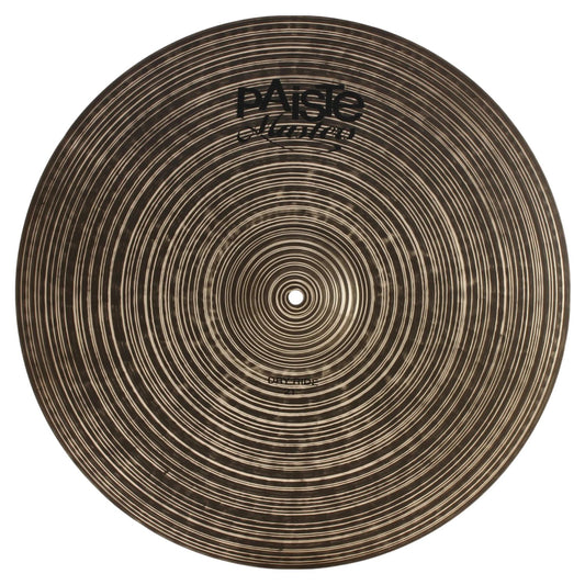 Front view of Paiste 21" Masters Dry Ride Cymbal on white background