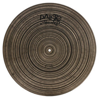 Front view of Paiste 21" Masters Extra Dry Ride Cymbal on white background
