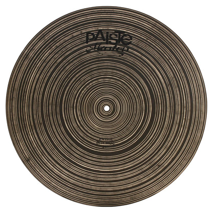 Front view of Paiste 21" Masters Extra Dry Ride Cymbal on white background