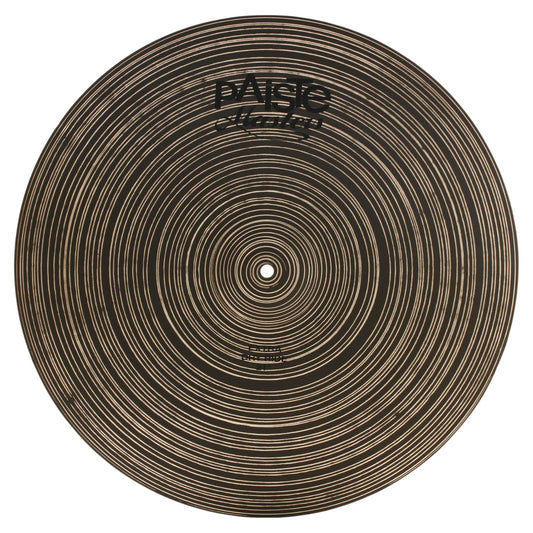 Front view of Paiste 21" Masters Extra Dry Ride Cymbal on white background
