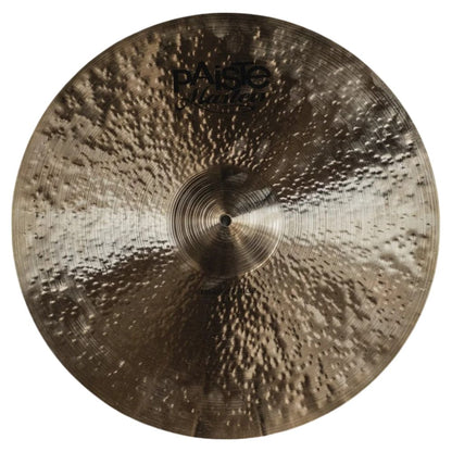 Front view of Paiste 21" Masters Medium Ride Cymbal on white background