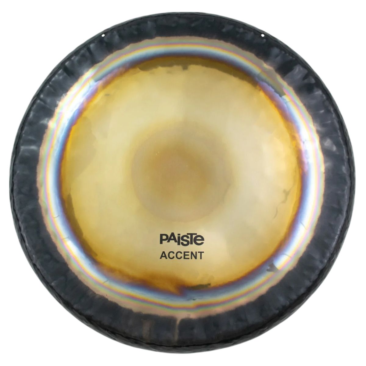 Front view of Paiste 22" Accent Gong on white background