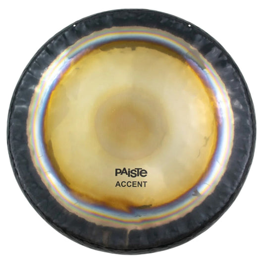 Front view of Paiste 22" Accent Gong on white background