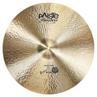 Front view of Paiste 22" Masters Crisp Ride Cymbal on white background