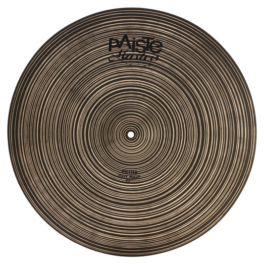 Front view of Paiste 22" Masters Extra Dry Ride Cymbal on white background