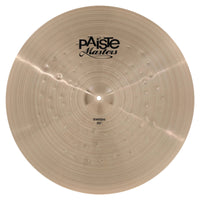 Front view of Paiste 22" Masters Swish Cymbal on white background