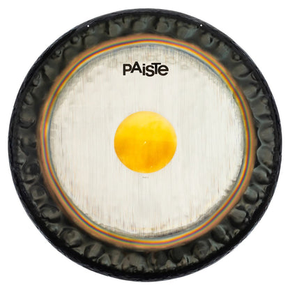 Front view of Paiste 22" Symphonic Gong on white background